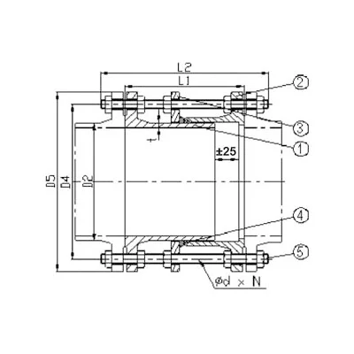 Ductile Iron Pipe Disassembly Joints