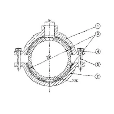 Ductile Iron Saddle for PVC/PE Pipe